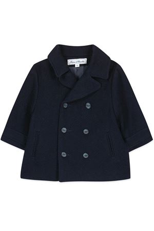 Cappotto in misto lana blu navy TARTINE ET CHOCOLAT KIDS | TZ4403104